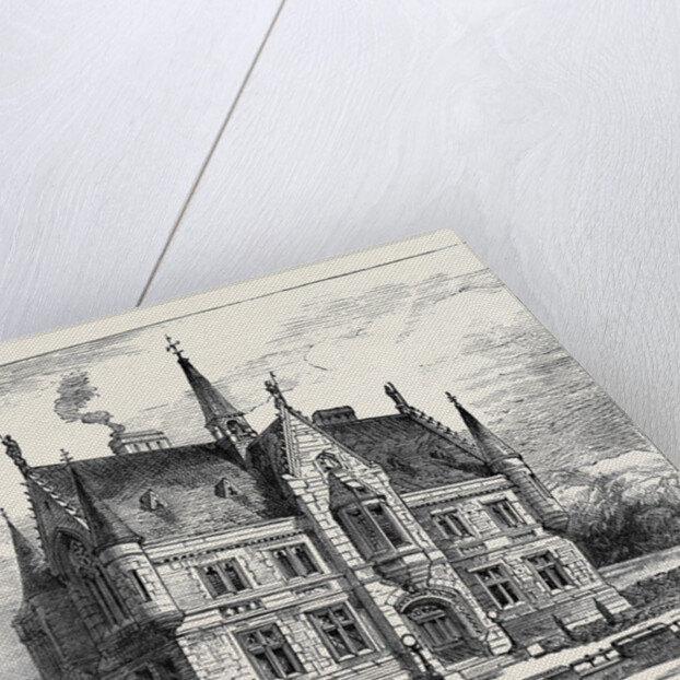 The Duke of Edinburgh in the Shetland Islands: The New Town Hall, Lerwick by Anonymous