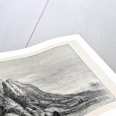 The Pyramid of Meydoon, Opened by Professor Maspero, December 13, 1881, View from the North Showing the Newly Discovered Entrance by Anonymous