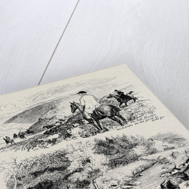 A Deer Hunt on Exmoor by Anonymous