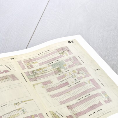 Map bounded by West 47th Street, Sixth Avenue, West 42nd Street, Eighth Avenue. 1857 by Anonymous