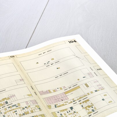 Map bounded by West 57th Street, Eighth Avenue, West 52nd Street, Tenth Avenue. 1857 by Anonymous