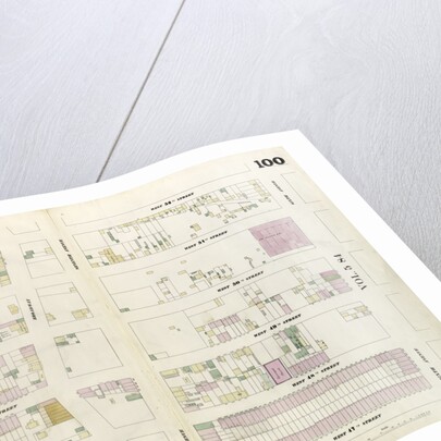 Map bounded by West 52nd Street, Sixth Avenue, West 47th Street, Eighth Avenue. 1857 by Anonymous