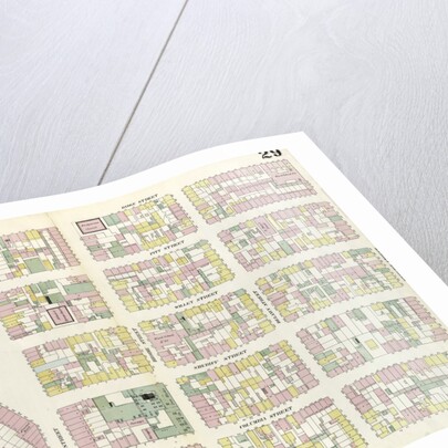 Map bounded by Rivington Street, Cannon Street, Henry Street, Montgomery Street, Ridge Street. 1857 by Anonymous
