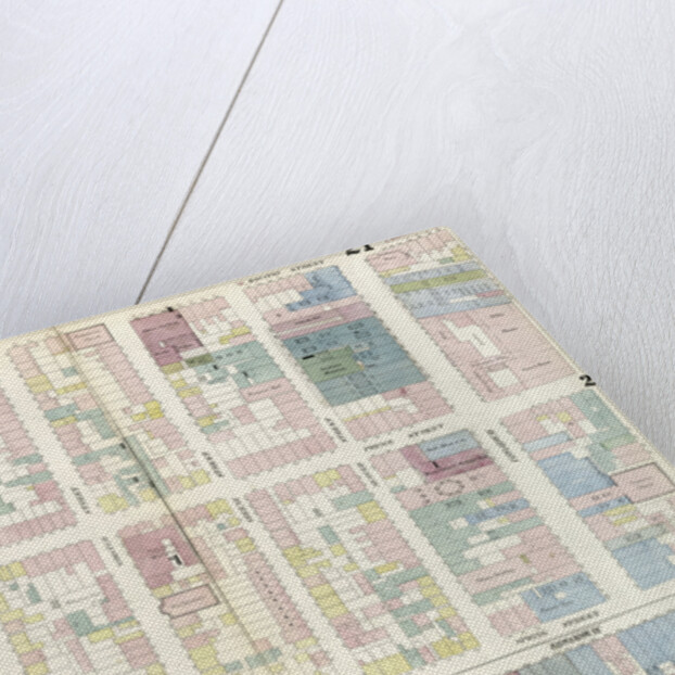 Map bounded by Houston Street, Crosby Street, Broome Street, Broadway, Spring street, Sullivan Street. 1857 by Anonymous