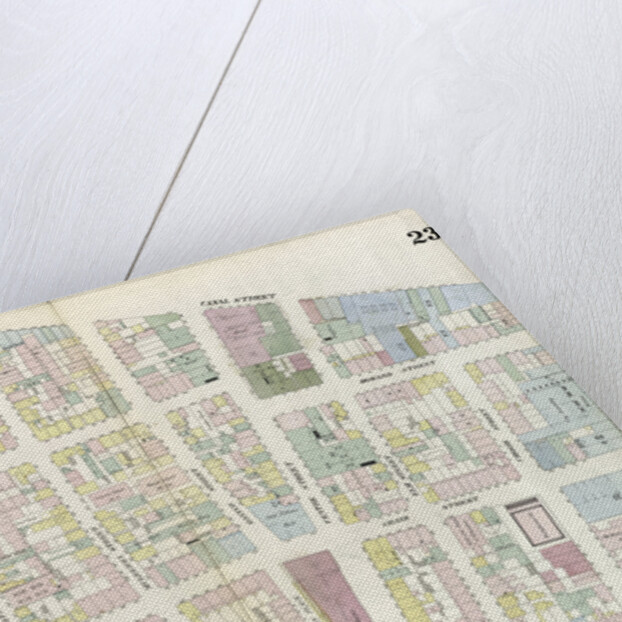 Map bounded by Broome Street, Bowery, Canal Street, Broadway. 1857 by Anonymous