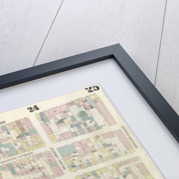 Map bounded by Rivington Street, Ludlow Street, Canal Street, Bowery. 1857 by Anonymous