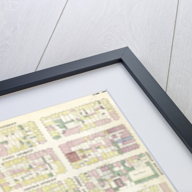 Map bounded by Rivington Street, Ridge Street, Division Street, Canal Street, Ludlow Street. 1857 by Anonymous