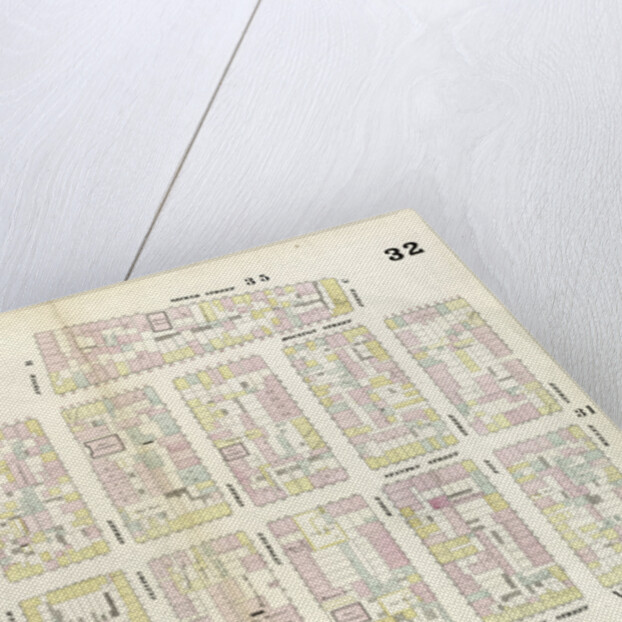Map bounded by Houston Street, Willett Street, Rivington Street, Essex Street, Houston Street, Clinton Street, 2nd Street, Pitt Street. 1857 by Anonymous