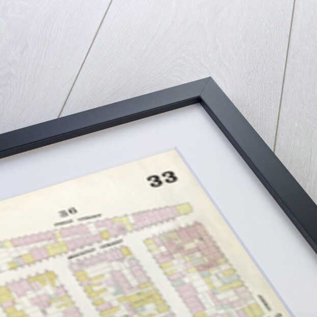 Map bounded by Houston Street, Allen Street, 1st Street, Essex Street, Rivington Street, Bowery. 1857 by Anonymous