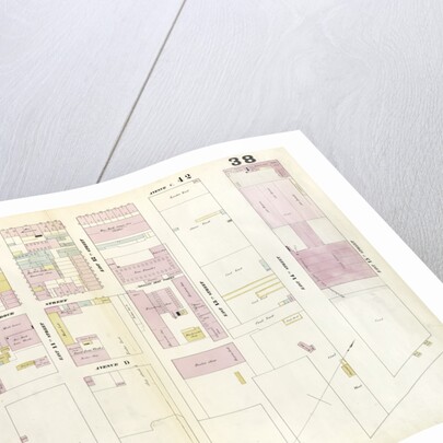 Map bounded by East 15th Street, East River, 8th Street, Avenue C. 1857 by Anonymous