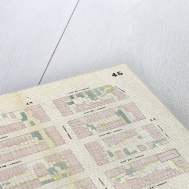 Map bounded by West 18th Street, East 18th Street, Broadway, Union Square West, East 14th Street, West 14th Street, Sixth Avenue. 1857 by Anonymous