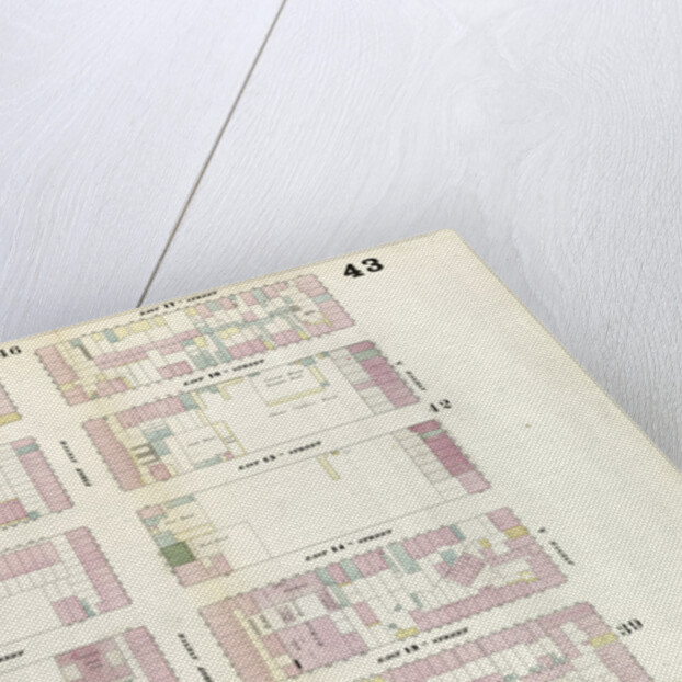Map bounded by East 17th Street, Avenue A, East 12th Street, Second Avenue. 1857 by Anonymous