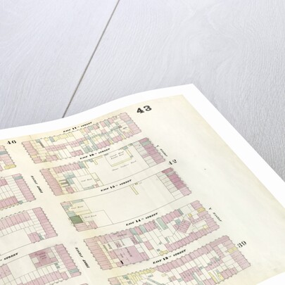 Map bounded by East 17th Street, Avenue A, East 12th Street, Second Avenue. 1857 by Anonymous
