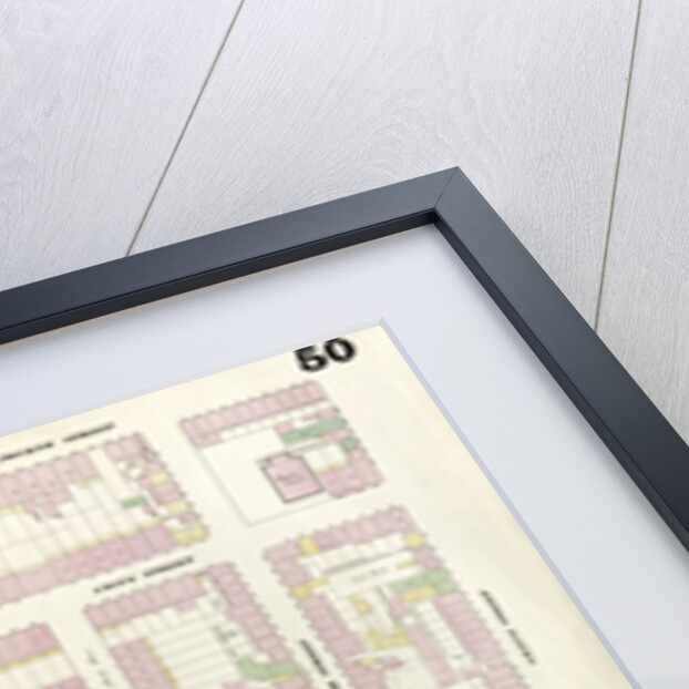 Map bounded by 4th Street, Green Street, Houston Street, Hancock Street, Bleeker Street, Carmine Street, Sixth Avenue. 1857 by Anonymous