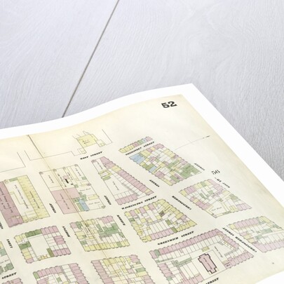 Map bounded by West 10th Street, Hudson Street, Hammersley Street, West Street. 1857 by Anonymous