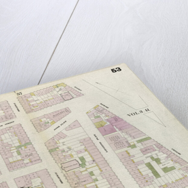 Map bounded by 9th Street, Fourth Avenue, 4th Street, University Place. 1857 by Anonymous