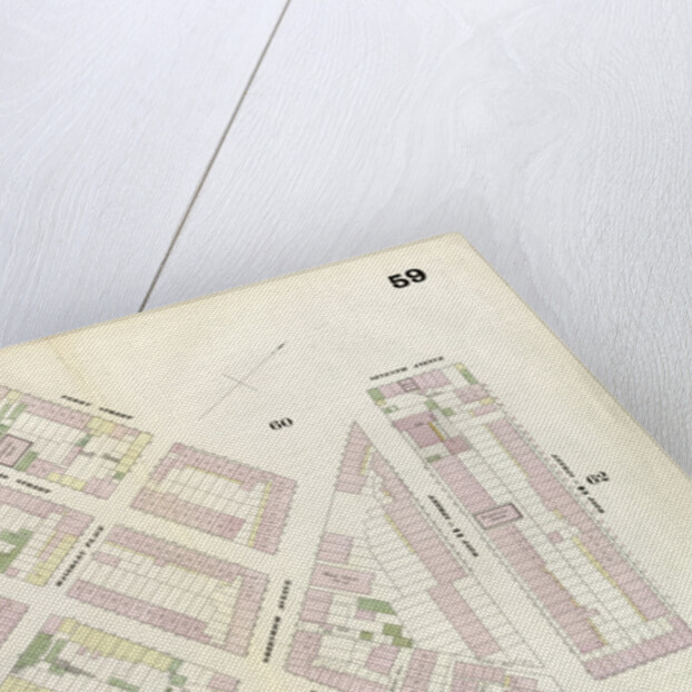 Map bounded by 12th Street, Sixth Avenue, West Washington Place, 4th Street, Perry Street, Greenwich Avenue, Seventh Avenue, 12th Street. 1857 by Anonymous