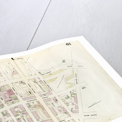 Map bounded by West 12th Street, Gansevoort Street, Hudson Street, Bank Street, Hudson River. 1857 by Anonymous