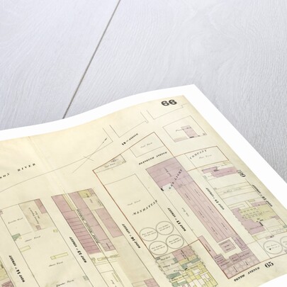 Map bounded by West 19th Street, Tenth Avenue, West 12th Street, Hudson River. 1857 by Anonymous
