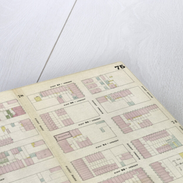 Map bounded by West 37th Street, East 37th Street, Fourth Avenue, East 32nd Street, West 32nd Street, Sixth Avenue. 1857 by Anonymous