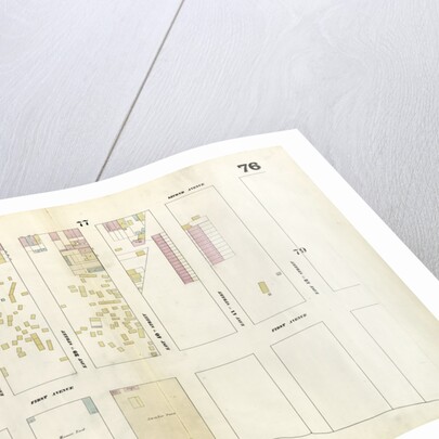 Map bounded by East 42nd Street, East River, East 37th Street, Second Avenue. 1857 by Anonymous