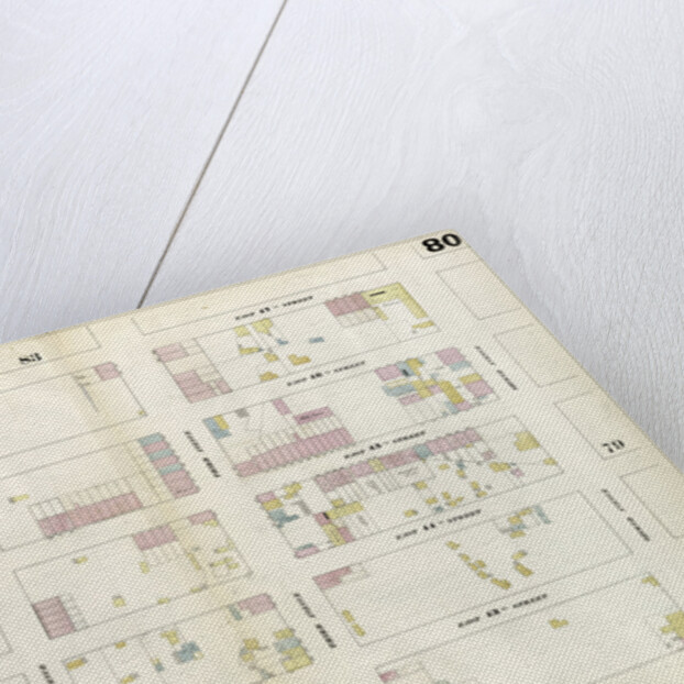 Map bounded by East 47th Street, Second Avenue, East 42nd Street, Fourth Avenue. 1857 by Anonymous