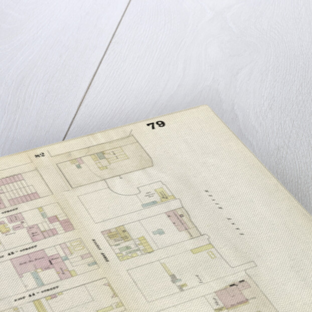 Map bounded by East 47th Street, East River, East 42nd Street, Second Avenue. 1857 by Anonymous