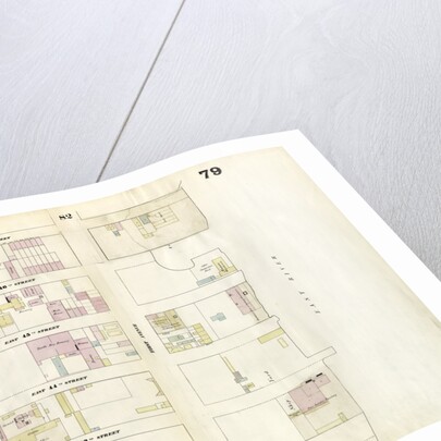 Map bounded by East 47th Street, East River, East 42nd Street, Second Avenue. 1857 by Anonymous