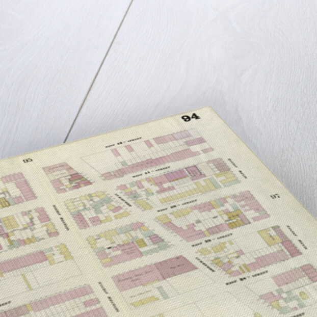Map bounded by West 42nd Street, Sixth Avenue, West 37th Street, Eighth Avenue. 1857 by Anonymous