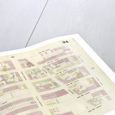 Map bounded by West 42nd Street, Sixth Avenue, West 37th Street, Eighth Avenue. 1857 by Anonymous