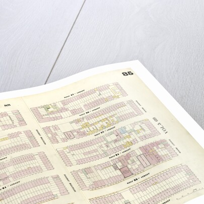 Map bounded by West 27th Street, Sixth Avenue, West 22nd Street, Eighth Avenue. 1857 by Anonymous