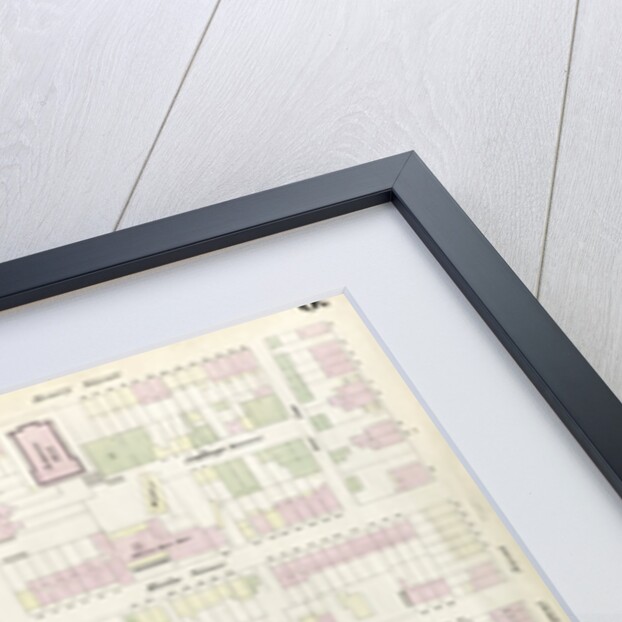 Map bounded by Poplar Street, Henry Street. 1855 by Anonymous