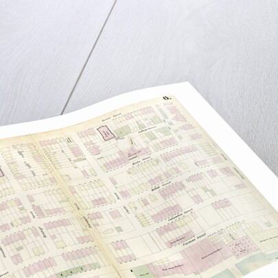 Map bounded by Poplar Street, Henry Street. 1855 by Anonymous