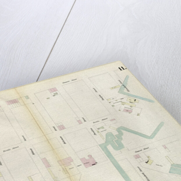 Map bounded by Buttermilk Channel, Clinton Wharf, Conover Street, Red Hook. 1855 by Anonymous