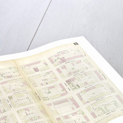 Map bounded by Concord Street, Duffield Street, Willoughby Street, Adams Street. 1855 by Anonymous