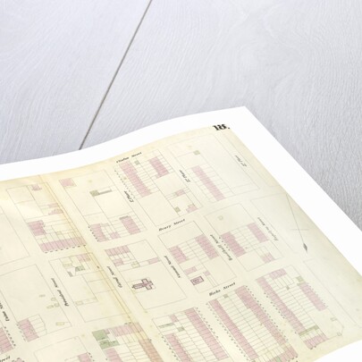 Map bounded by Degraw Street, Clinton Street, Third Place, Rapelye Street, Columbia Street. 1855 by Anonymous