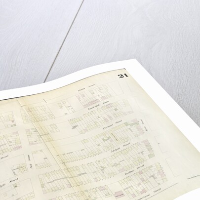 Map bounded by Flushing Avenue, Clinton Avenue, Myrtle Avenue, Cumberland Street. 1855 by Anonymous