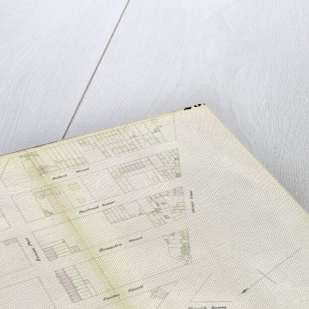 Map bounded by Lafayette Avenue, Cumberland Street, Atlantic Avenue, 4th Avenue, Raymond Street. 1855 by Anonymous