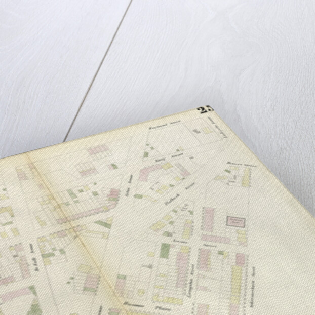 Map bounded by Willoughby Street, Raymond Street, Lafayette Avenue, Flatbush Avenue, Powers Street, Schermerhorn Street, Bond Street, Fulton Avenue, Gold Street. 1855 by Anonymous