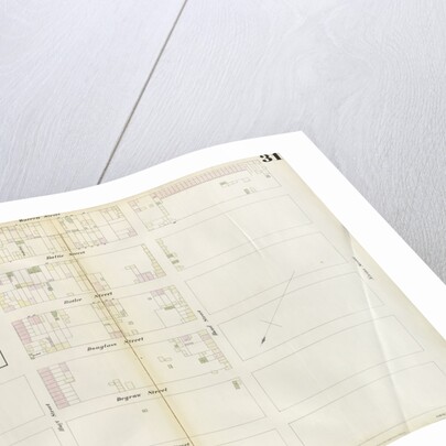 Map bounded by Warren Street, Nevins Street, Union Street, Hoyt Street. 1855 by Anonymous