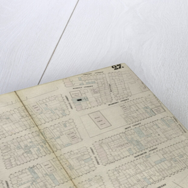 Map bounded by Houston Street, Bowery, Broome Street, Elm Street, Prince Street, Crosby Street. 1852, 1854 by Anonymous