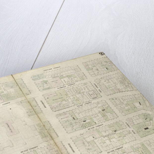 Map bounded by Leonard Street, Centre Street, Chambers Street, Broadway, Reade Street, West Broadway. 1852, 1854 by Anonymous
