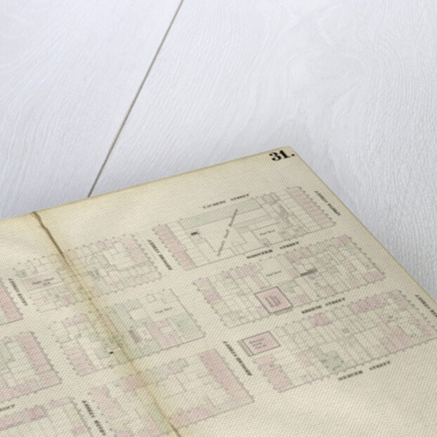 Map bounded by Spring Street, Mercer Street, Canal Street, Laurens Street. 1852, 1854 by Anonymous