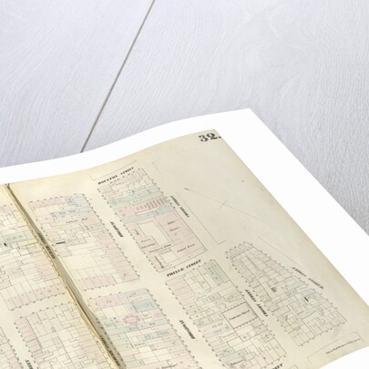 Map bounded by Houston Street, Crosby Street, Prince Street, Marion Street, Spring Street, Laurens Street. 1852, 1854 by Anonymous