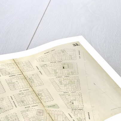 Map bounded by Franklin Street, West Broadway, Reade Street, West Street. 1852, 1854 by Anonymous