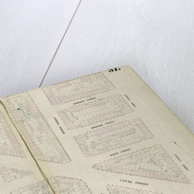 Map bounded by Spring Street, Varick Street, Vestry Street, West Street. 1852, 1854 by Anonymous