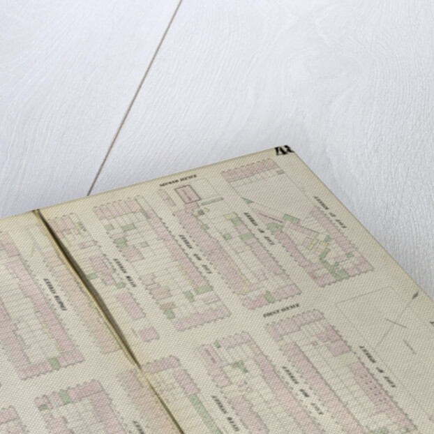 Map bounded by East 12th Street, Avenue A, Fifth Street, Second Avenue. 1852, 1854 by Anonymous