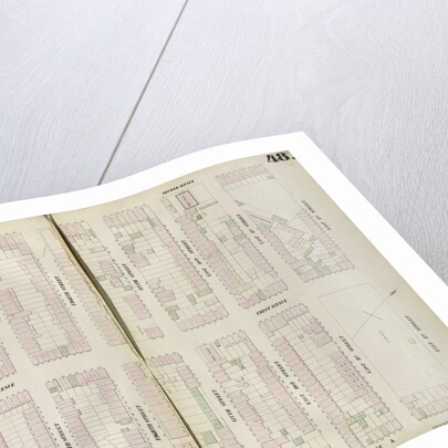 Map bounded by East 12th Street, Avenue A, Fifth Street, Second Avenue. 1852, 1854 by Anonymous