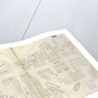 Map bounded by East 12th Street, Second Avenue, Fifth Street, Bowery, Fourth Avenue. 1852, 1854 by Anonymous