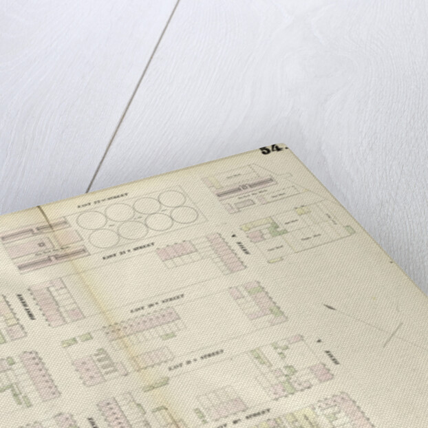 Map bounded by East 22nd Street, East River, East 20th Street, Avenue A, East 17th Street, Second Avenue. 1852, 1854 by Anonymous